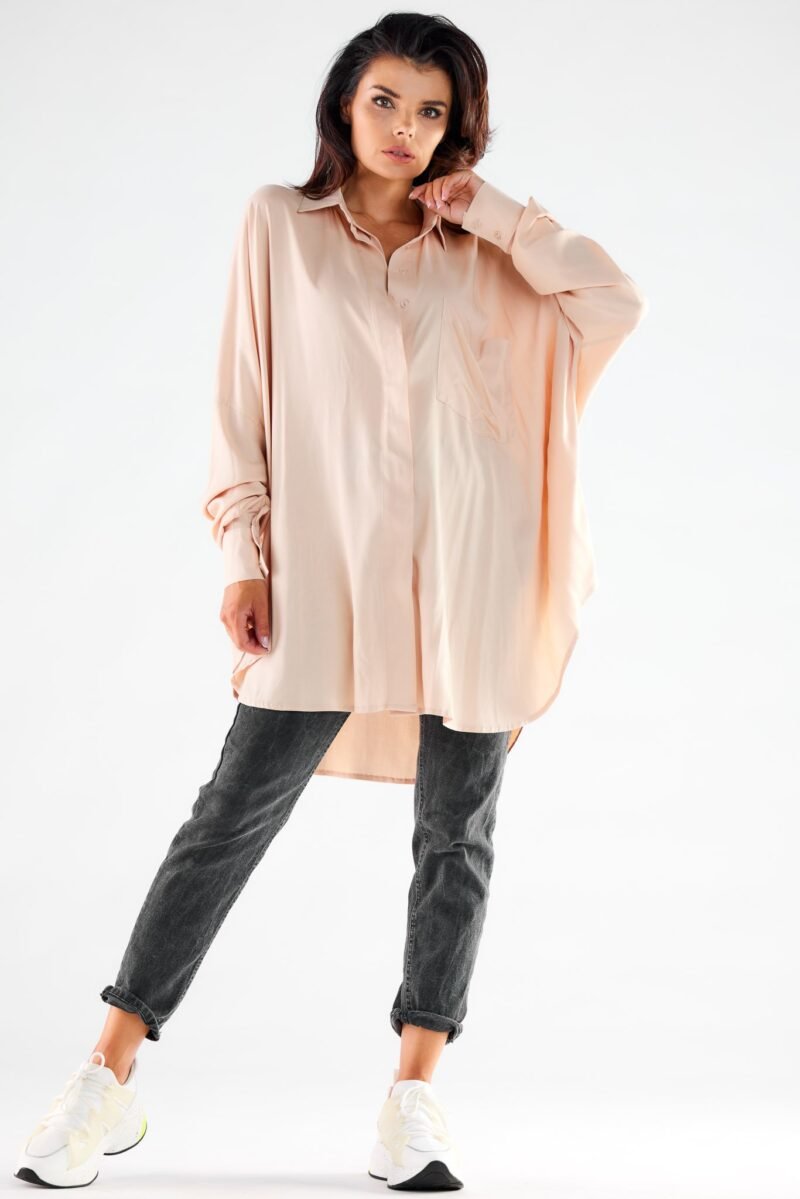 Long sleeve shirt model 173912 awama - Image 2