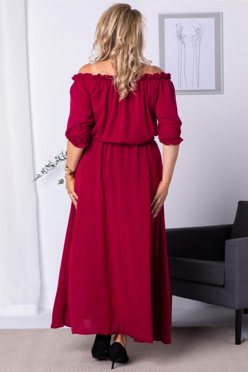 Plus size dress model 182179 Karko - Image 3