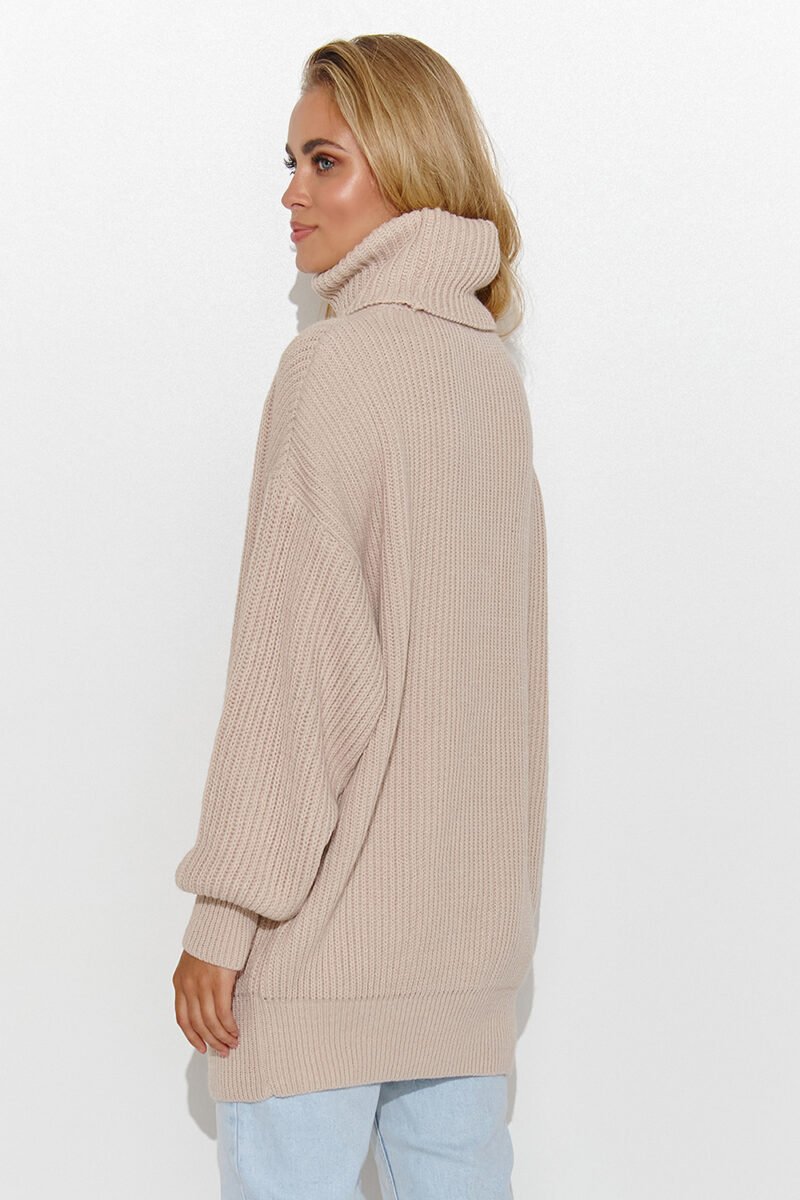 Turtleneck model 185214 Makadamia - Image 3