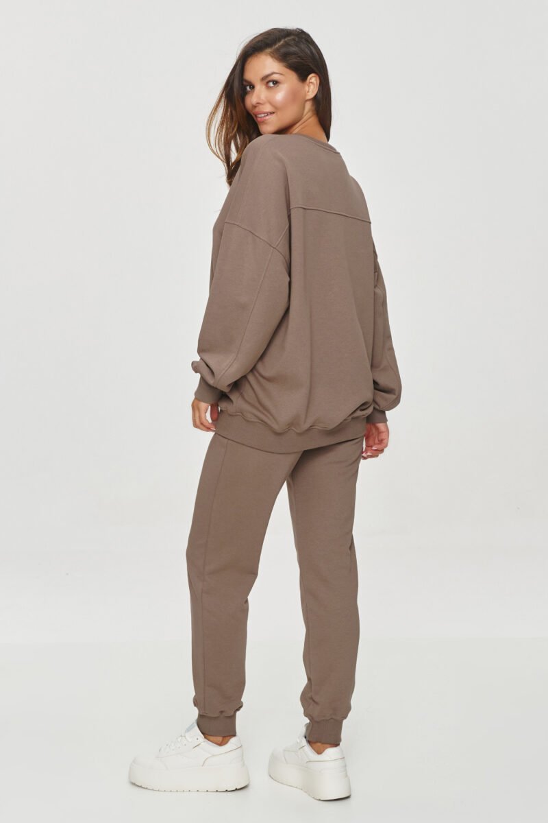 Tracksuit trousers model 200131 Makadamia - Image 2