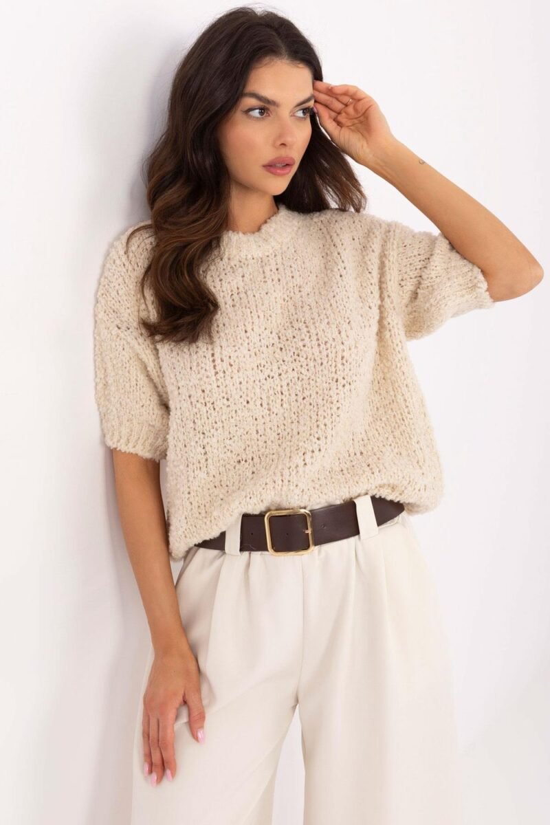 Short sleeve sweater model 206944 Italy Moda